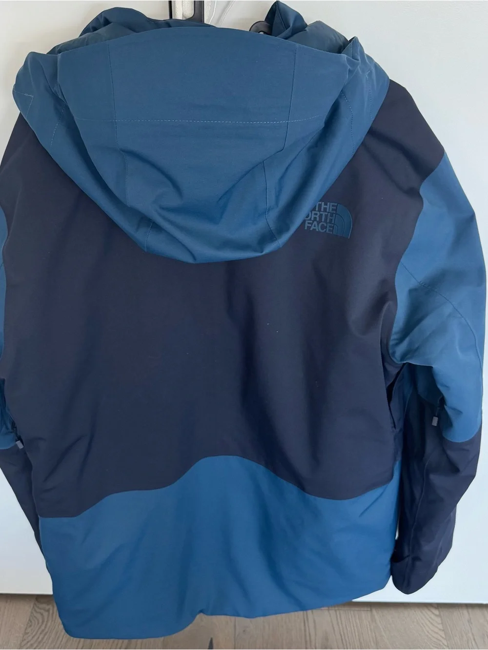 The North Face Teal and Navy Hooded Jacket